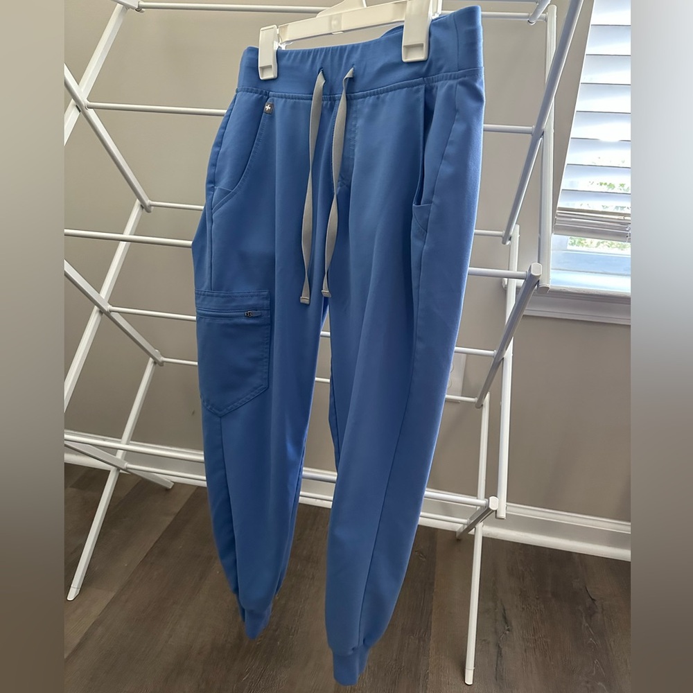 Figs Zamora Jogger Ceil Blue XS Petite